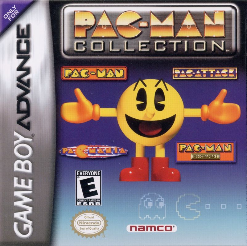 Pac-Man Collection box art for GameBoy Advance